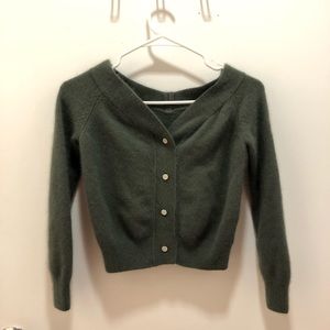 Black green sweater